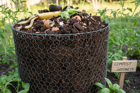How To Make A Chicken Wire Composter