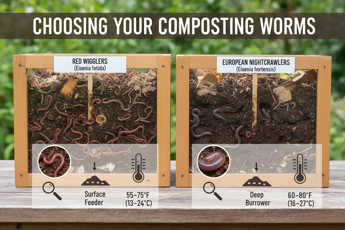 How to Choose the Best Worms for Your Compost Bin