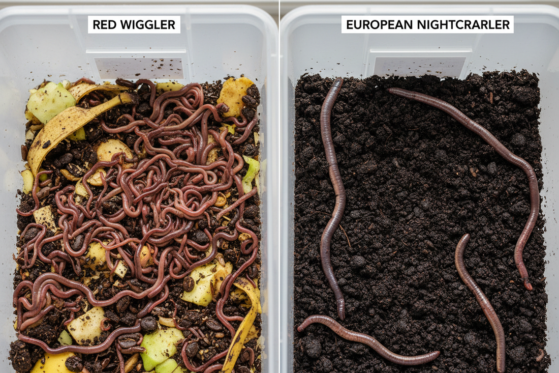 Red Wigglers or Nightcrawlers: Which Is Better for Vermicomposting?