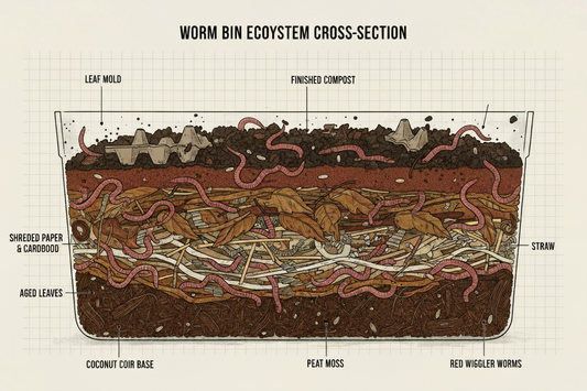 What Is The Best Bedding For A Worm Bin | Wired Worm Farm