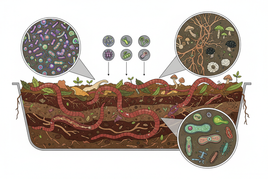 The Hidden World Inside Your Worm Bin: A Guide to Worm Bin Microbiology