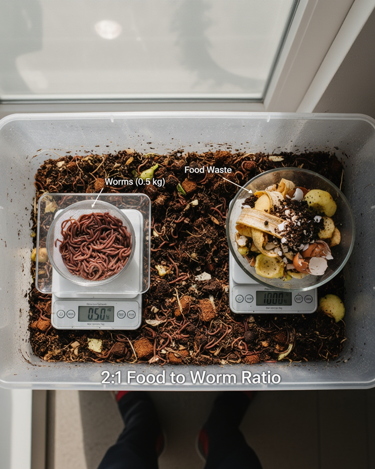 Worm population calculation